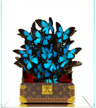 Louis Vuitton Tresor Indonesia - 19.7 x 15.7 x 15.7 in - free standing sculpture